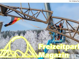 Aufbau des Themenbereichs „Sonnenbucht“ in FANTASIA (Januar 2025)